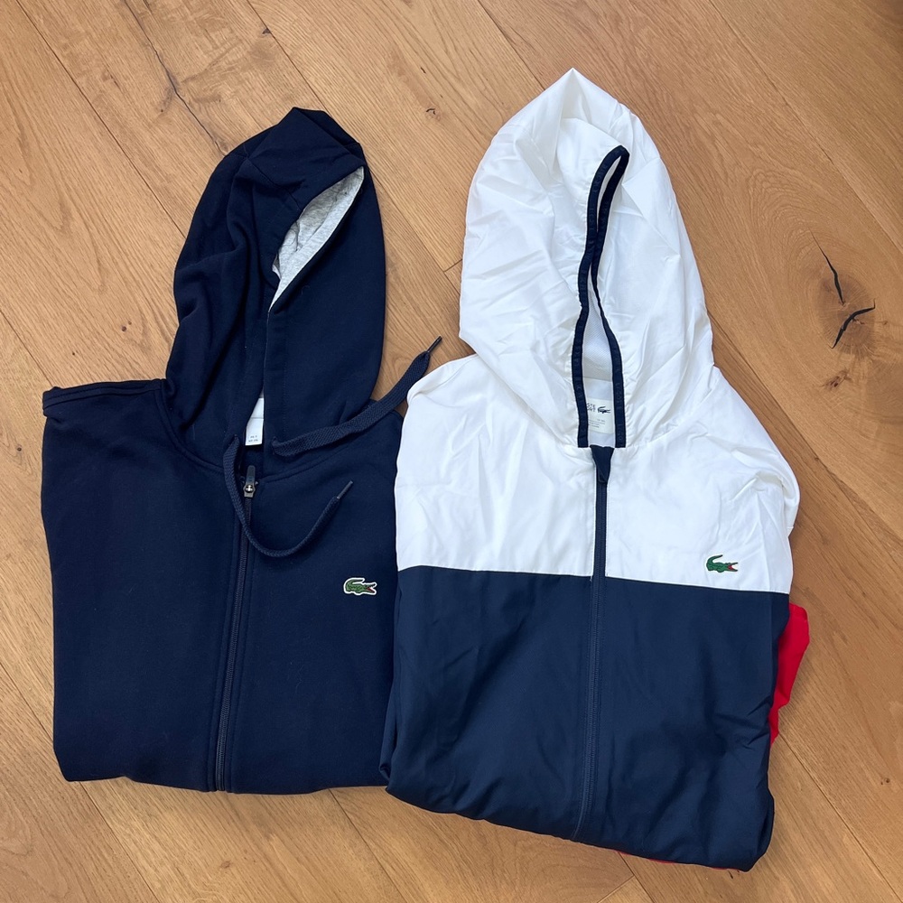 Lacoste Hooded Jackets bundle XXL/3XL